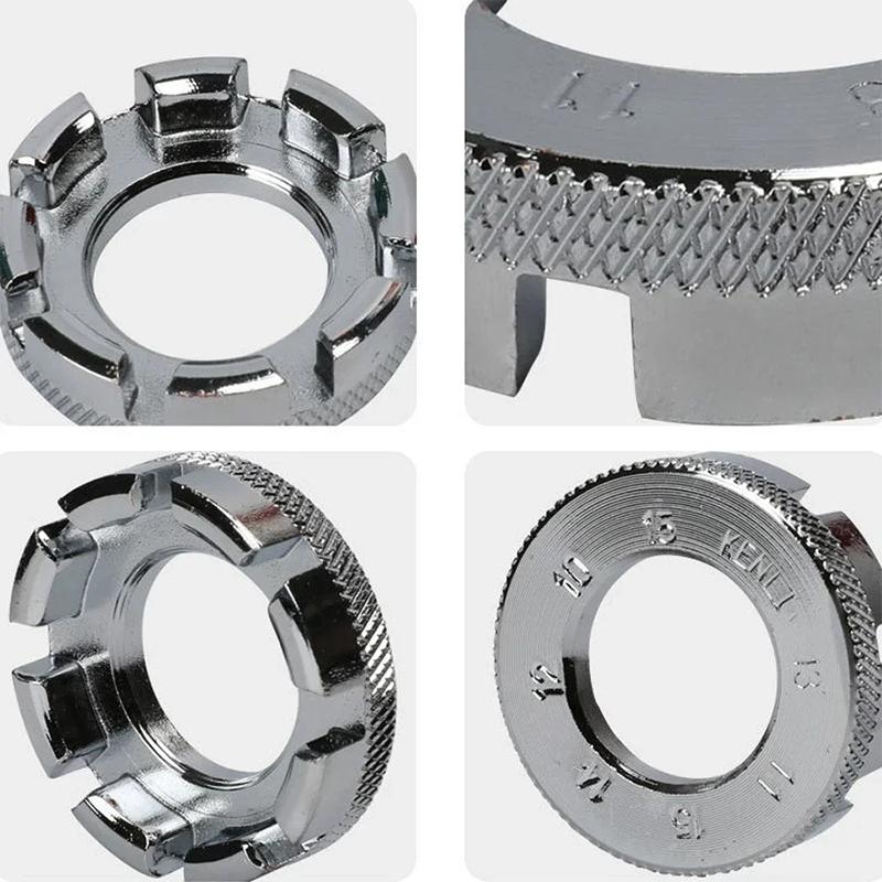 Maintenance Used for Bicycle Wire Adjustme Maintenance Bicycle Spoke Wrench Bicycle Spoke Nipple Key 8 Way Wrench for Bicycle