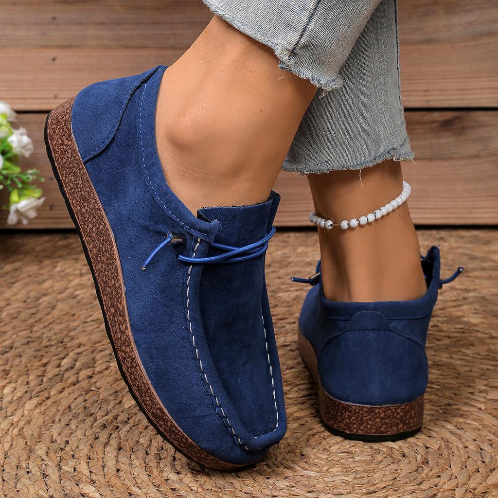 Neue modische Slipper Loafer Damenschuhe mit elastischen Schnürsenkeln Leichte lässige Outdoor-Schuhe Leicht zu kombinieren 2026