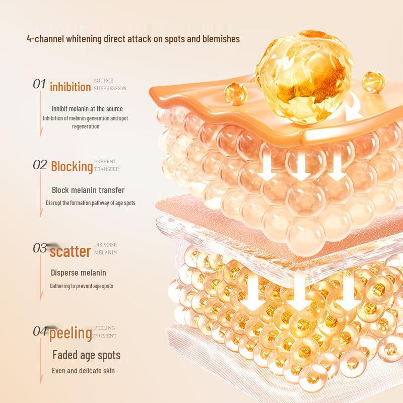Gong Pei Whitening and Hydrating Mask: 10 Sheets for Spot Removal, Moisturizing, Anti-Wrinkle, and Brightening