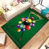 VIKAMA Billiard 8-Ball Carpet, Color Splatter Design Non-Slip Rug for Game Room, Home Theater & Bar Decor