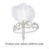 Čelenka Flapper Headpiece 1920S 20S Téma Headwrap Dress up Feather Drahostone