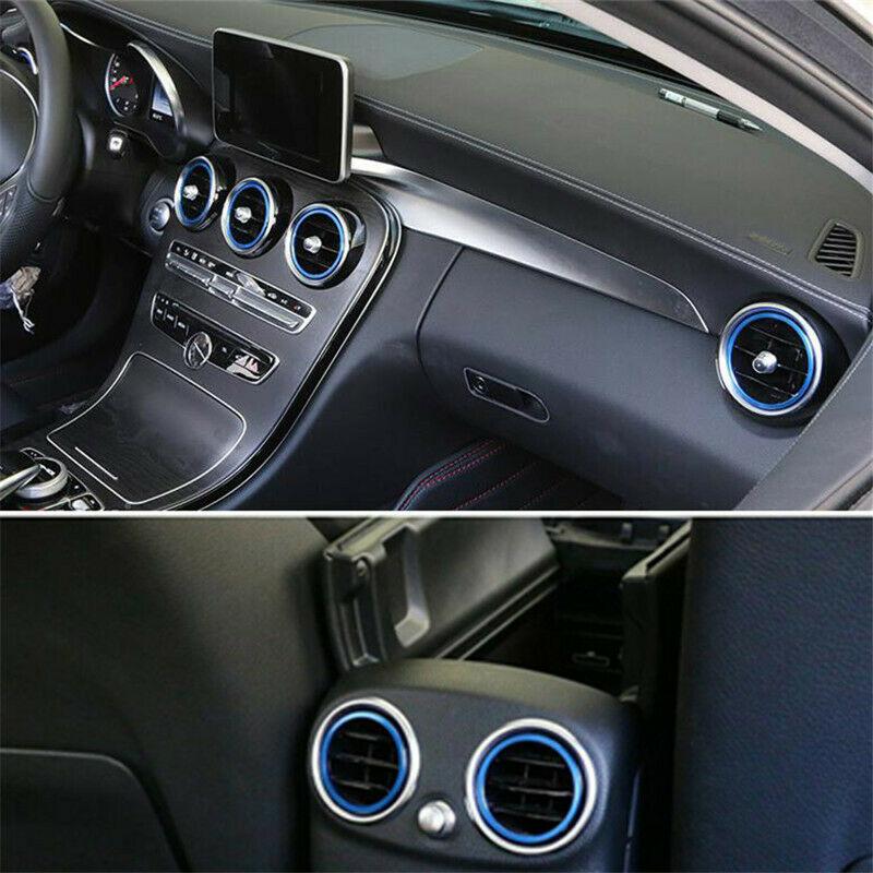 Yubao 7PC Car-styling AC Outlet Ring Decoration Air Conditioning