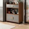 Modern Dining Room Wall Mounted Storage Cabinet Wine Bar Cabinet Kitchen Storage Home Bowl Cabinet Drawer Furniture