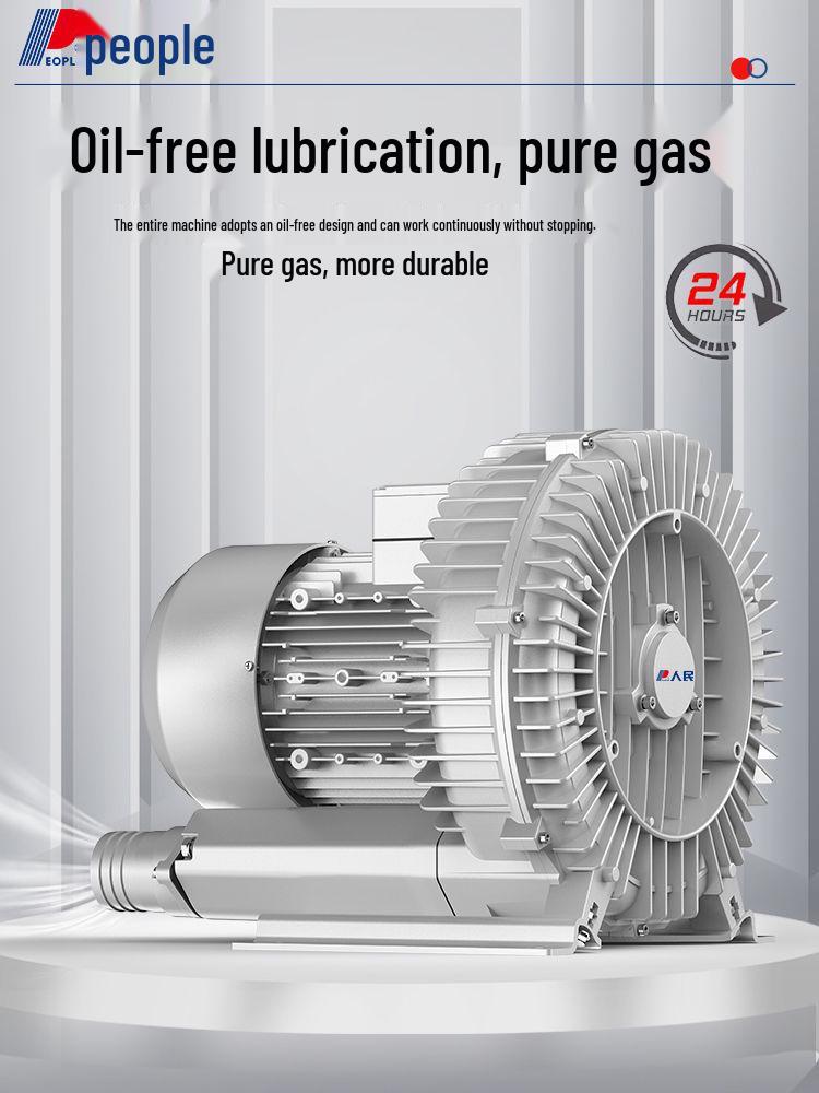 Vortex Fan Industrial Vacuum Pump: High-Pressure Aerator & Oxygenating Machine for Fish Ponds.