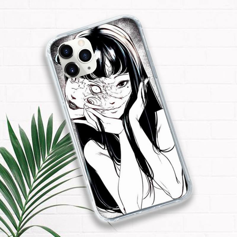 Japanischer Horror-Comic Tomie Telefonkasten Transparent weich Für iPhone 12 11 13 7 8 6 s plus x xs xr pro max mini