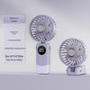 Smart Digital Handheld Foldable Mini Fan CN plug (adapter included)