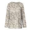 Women's Fashion Casual LongSleeve Print Round Neck Pullover Top Blouse