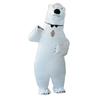 Halloween Cute Polar Bear Inflatable Costume Doll Suit Big White Hapless Bear Walking Performance, Welcome To Inquire About The Picture.