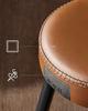 Hoker Brązowy Taboret Do Kuchni Barowy Do Pokoju Nowoczesny Begryf 33X33X76