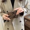 Tragbare Elegante Leopard Kurzgeldbörse PU Leder Kartenhalter Umschlag Clutch Tasche Handtasche Koreanischer Stil Münzbörse Damen Carteras