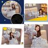 Moon And Stars Plush Pillow For Home Decor And Gift Giving Glowing Night Light Cushion