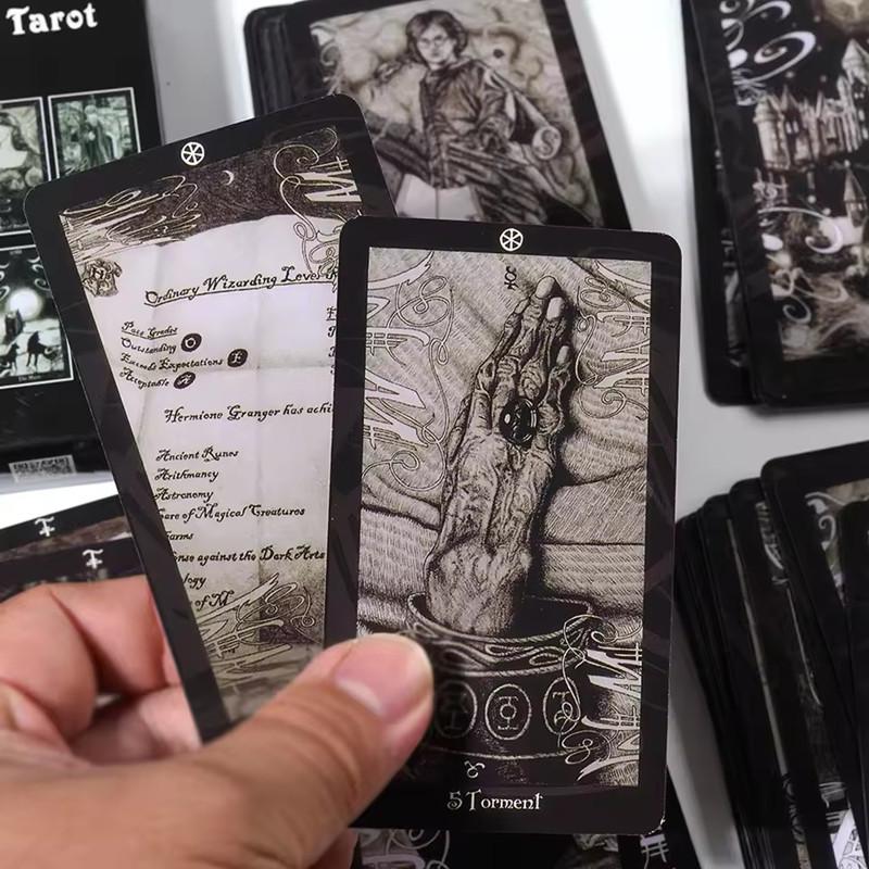 Tarotový balíček HP Tarot 78 Originálne tarotové karty pre začiatočníkov a veštecké nástroje Light Seer Tarotový balíček Rider