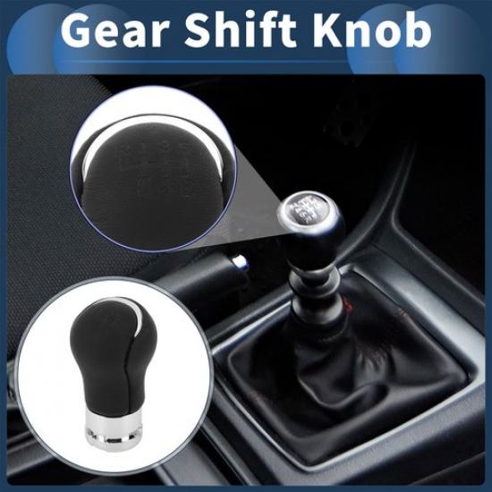 6 Speed Gear Shift Knob for Toyota Hilux Revo 2015- Plastic Faux Leather