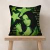 Singer CCharli XCX BRAT  Pillow Covers Cartoon Sofa Decorative Home Doublesided Printing Short Plush Cute Cushion Cover