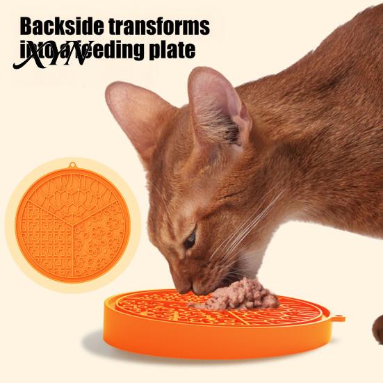 Pet Feeding Mat for Cats And Dogs Slow Feeder Mat, Soft Silicone Dog Lick Prevents Choking, Dish Kibbles Thick Treat Food