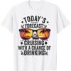 Today's Forecast Cruising with a Chance of Drinking Cruise T-Shirt(2)