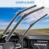 3PCS For VW Tiguan MK1 2007-2017 24"+21"+13" Front Rear Wiper Blades Windshield Windscreen Window Cutter Accessories 2012 2013 2014 2015 2016 2017