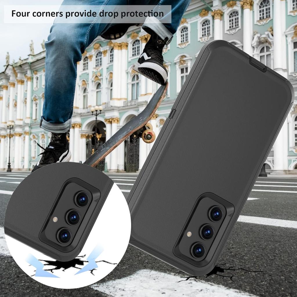 Compatible with Samsung Galaxy A54 5G Case, with Belt Clip Holster Heavy Duty Rugged Shockproof Full Body Protection Kickstand Phone case for Samsung