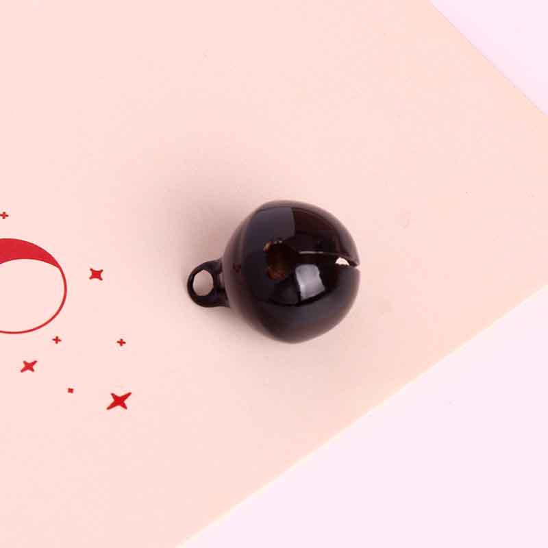 Colorful 14mm Metal Bell Keychains and Christmas Tree Decorations