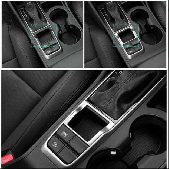 Stainless Inner Gear Shift Panel Frame Cover Trim For Hyundai Tucson 2016-