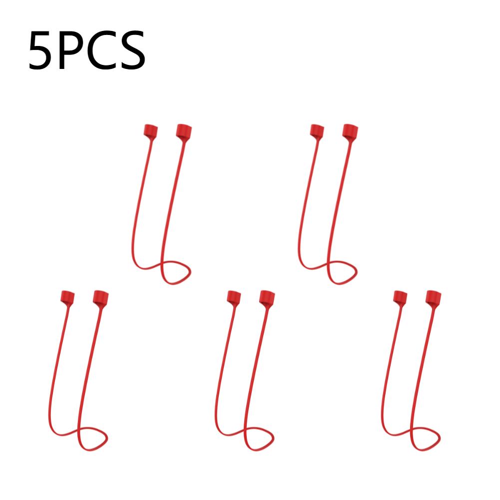 Uchwyt na silikonową linkę zapobiegający zgubieniu, kabel, uchwyt na pasek do słuchawek, kabel, sznurek na szyję do słuchawek dla AirPods 1 2 3 Pro