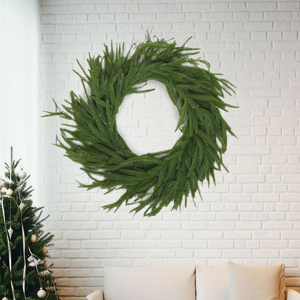 Vánoční stůl Borovice girlanda Umělá zeleň Vánoční výzdoba Okno Holiday
