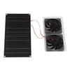 Solar Power Air Extractor Waterproof 100W Solar Generator Double Exhaust Fan for RV Yacht