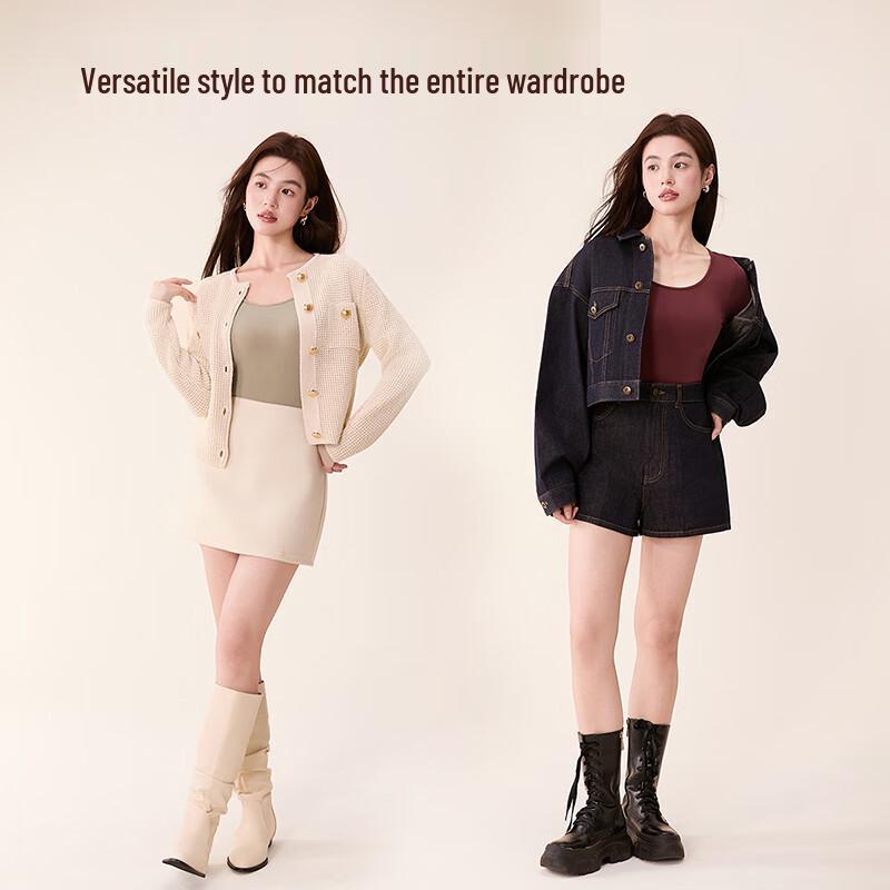 Fenteng Women's Modal-Wool-Silk Antibacterial Thermal Set