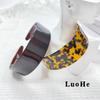 Elegantes Retro Schildpatt Breites Stirnband - Vielseitiges Acetat Modeaccessoire für Damen