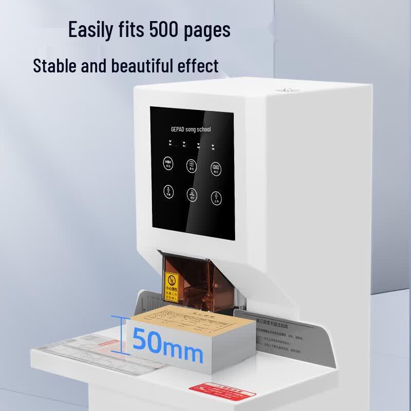 GEPAD Automatic Financial Document Binding Machine CN plug (adapter included)