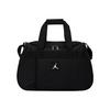 Neue Jordan Polyester Vintage Blumenmuster Reisetasche Gepäcktasche Sporttasche Mittlere Größe Unisex Jet Black JD2413009AD-001