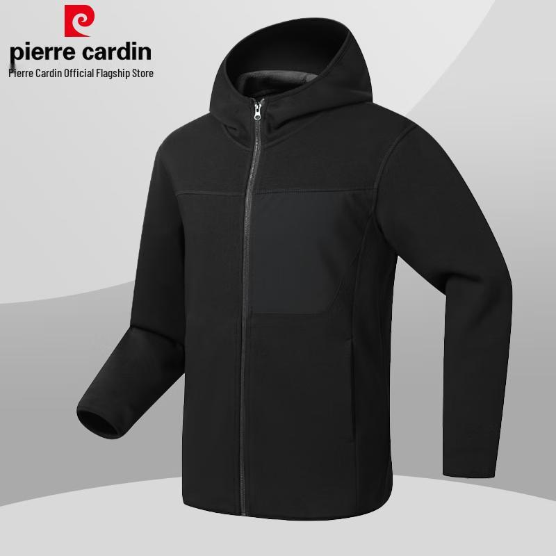

Pierre Cardin Men s Fleece Hooded Jacket M
