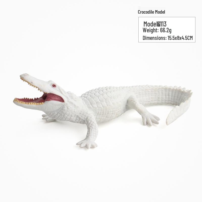 PVC Crocodile Model Toy - Wild Animal Ornament Collection, Shantou