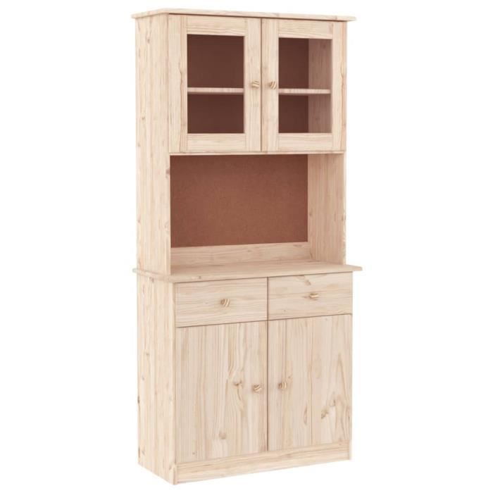 VidaXL Buffet ALTA 77x35x165 Cm Solid Pine Wood 3187773