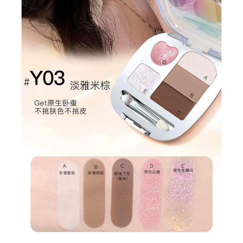GELLA'S - Eyelight Dreamweaving Under-Eye Palette - Y03#Heartbeat