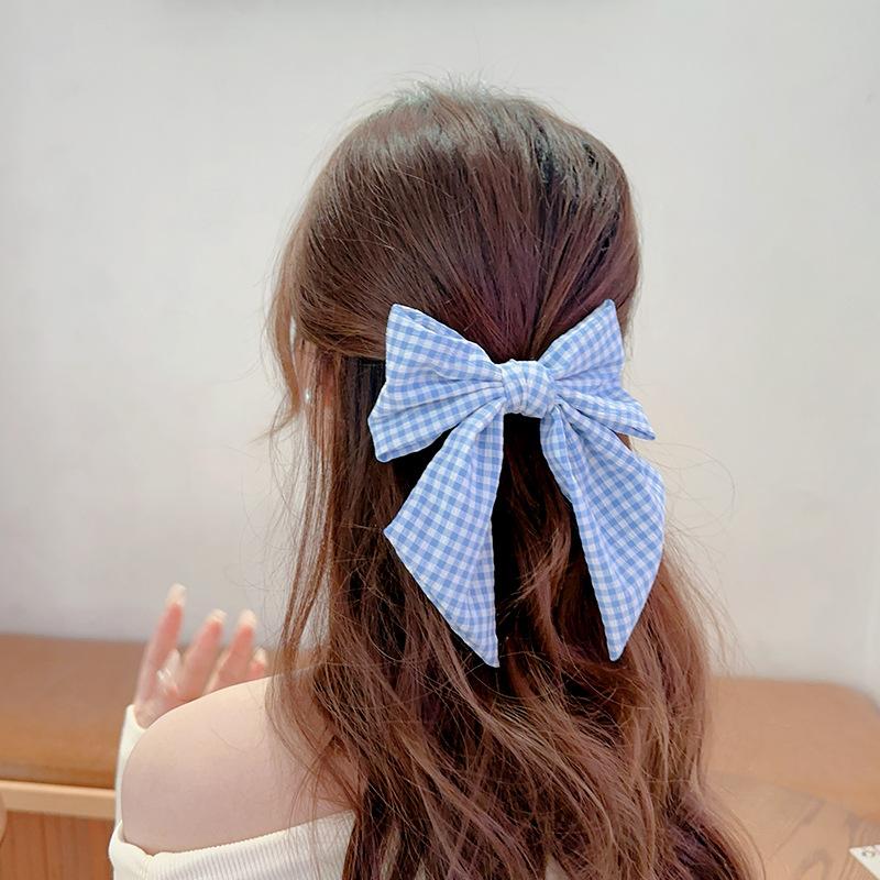 

Women s Hair Clip Cute Bow Hair Clip Ballet Girl Headdress Premium Hair Accessories Bows Hair Clip Vintage Style Kawaii Headwear сірий колір