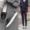 Studentinnen Gril Damen PU Leder Weiße Schuhe Ballerinas Plateau Schnürschuhe Koreanische Casual Vulkanisierte Schuhe