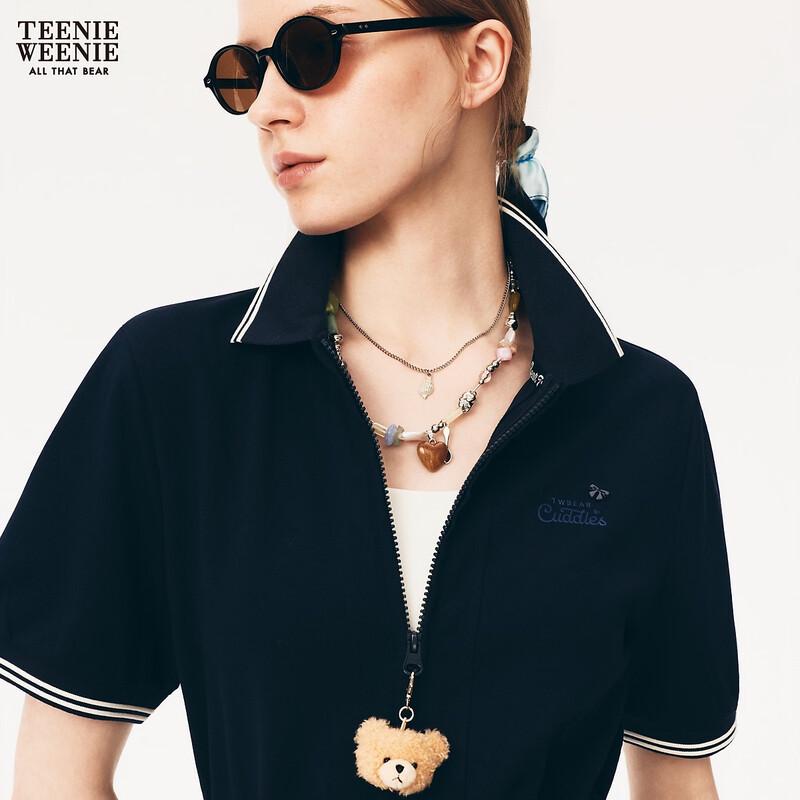 Teenie Weenie Bear Cartoon Mid-Length Dress