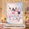Custom Personalized Tapestry,aespa Print Custom Name Text Wall Art Hanging for Bedroom