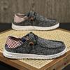 39-48 Men's Denim Cloth Air-breathable Sports Casual Shoes EVA Ultra-light Convenience Outdoor Lazy Shoes