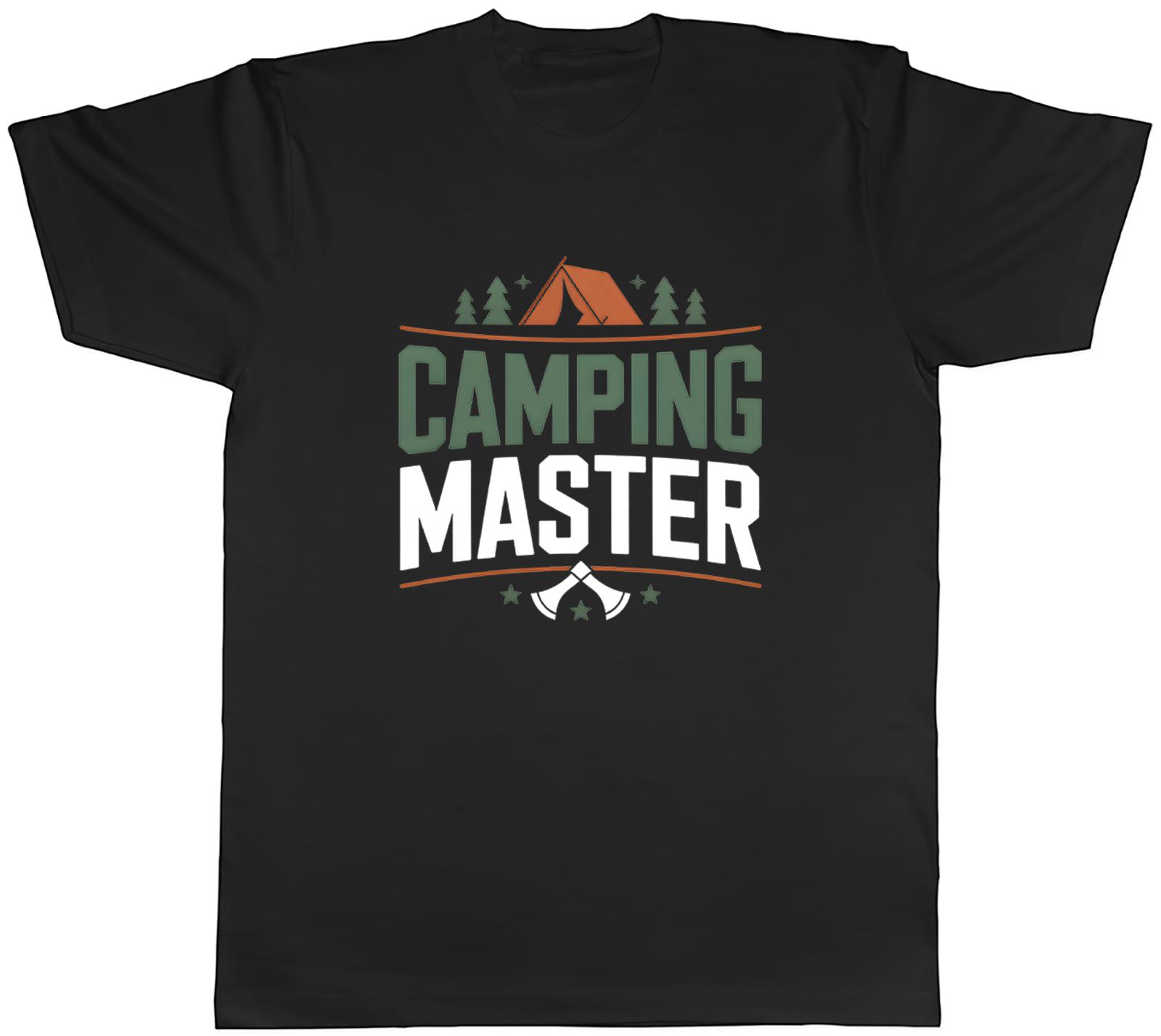 Camping Master Camp Site Tent Outdoors Unisexs TShirt Tee Gift Top S