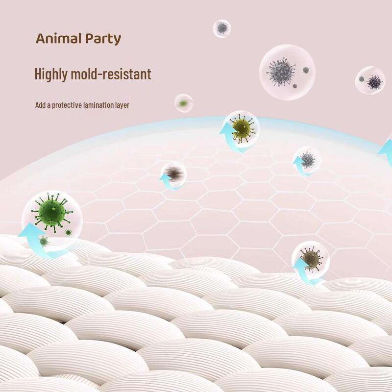 Handun Puppy Party Thick Waterproof Shower Curtain