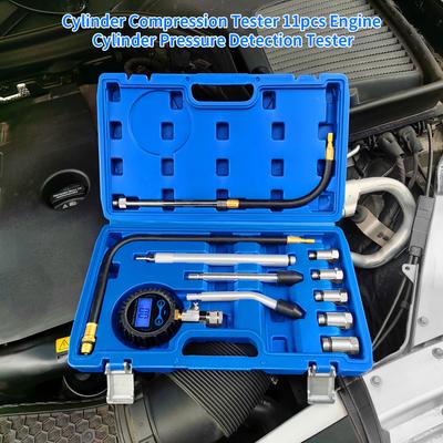 Silindir Sıkıştırma Test Cihazı 11 adet Motor Silindir Basıncı Algılama Test Cihazı