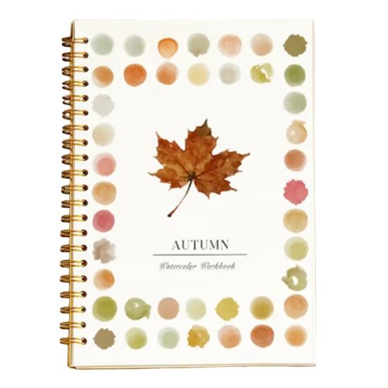 Watercolor Workbook Coloring Book Step-by-Step Tutorials for Animals Flowers Beginner Friendly Painting Kit for Learning Stress Relief