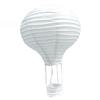 12-Pack Hanging Hot Air Balloon White Paper Lantern Set DIY Craft Wedding Birthday Engagement Party Home Classroom Hanging Decor