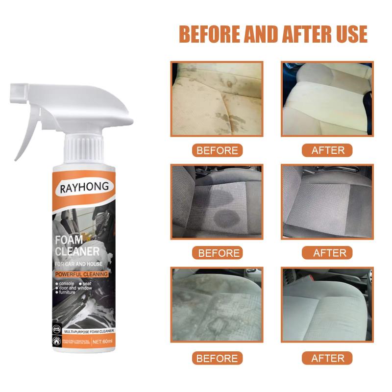 Multi-Purpose Foam Cleaner for Home Car Upholstery Carpet Seat Plastic Stain Remover Household Cleaning  Efficient Versatile