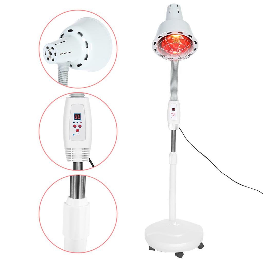275W Infrared Light Hting Therapy Lamp Muscle Pain Cold Relief Lamp   Temperature