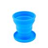 Hot Sale Portable Silicone Retractable Folding Cup With Lid Outdoor Telescopic Collapsible Drinking Cup Travel Camping Water Cup