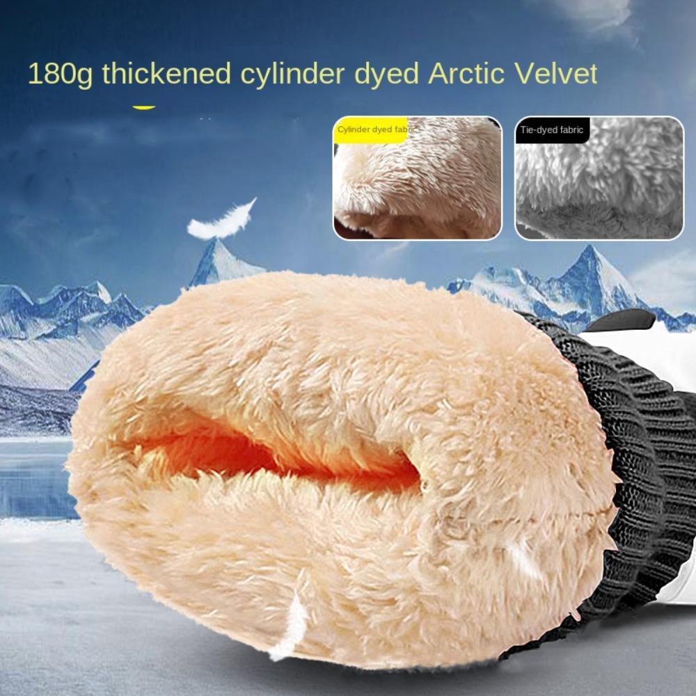High Quality Touch Screen Ski Gloves Non-slip Waterproof Cycling Gloves Polyester Winter Mittens Outdoor