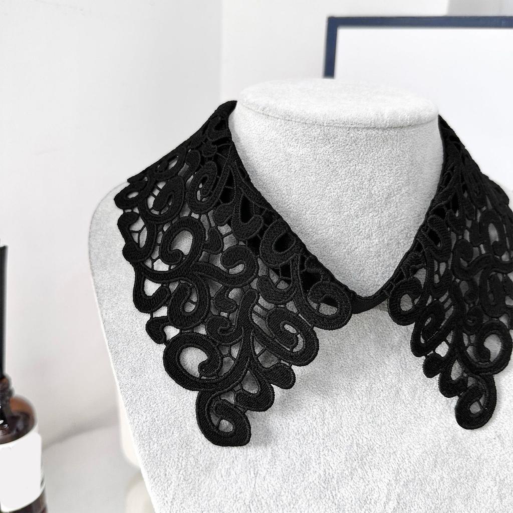 Comfortable False Collar Soft Polyester Easy Wear Neck Accessory Detachable Neck Collar Decorative Neckwear for Women